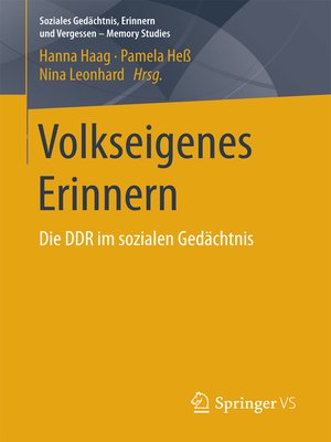 cover image of Volkseigenes Erinnern